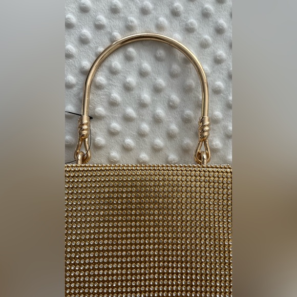 BADGLEY MISCHKA Gold Bejeweled Evening Bag 💛💎✨ - Picture 3 of 12